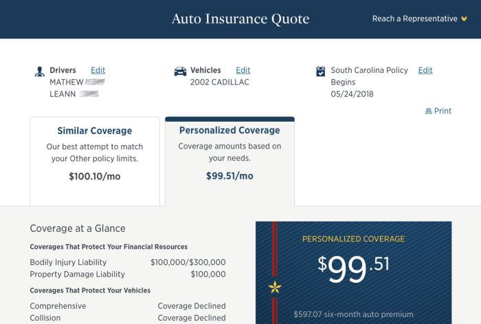 Usaa car insurance quote